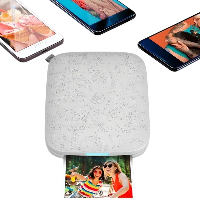 Фотопринтер HP Sprocket Grey (HPISP3X4W) Bluetooth True