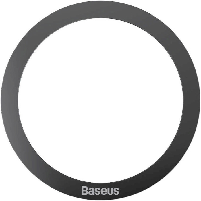 Металлические кольца BASEUS Halo Series Magnetic Metal Ring 2шт Black (PCCH000001)