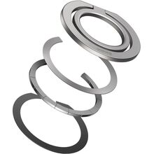 Кільце-тримач BASEUS Halo Series Foldable Metal Ring Stand Single-ring Silver (SUCH000012)