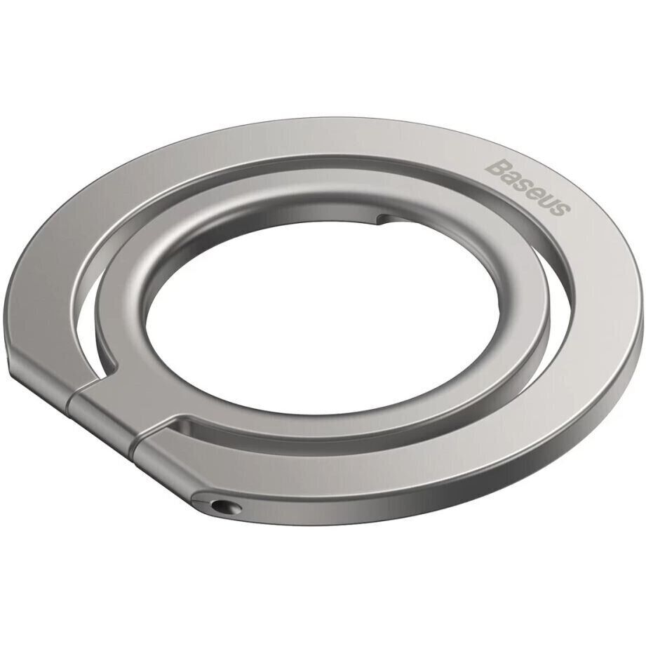 Кільце-тримач BASEUS Halo Series Foldable Metal Ring Stand Single-ring Silver (SUCH000012) Матеріал метал
