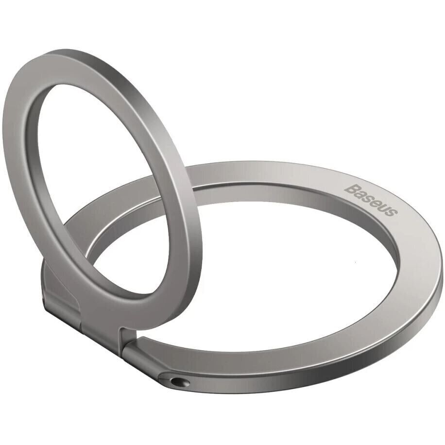 Кільце-тримач BASEUS Halo Series Foldable Metal Ring Stand Single-ring Silver (SUCH000012)
