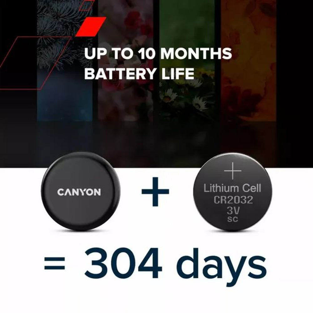 Покупка Сматр-трекер CANYON OnTag 1 Anti-Lost iOS 4 шт Black (CNE-4XPT01BB)
