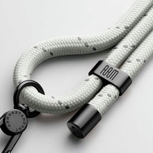 Ремінець для смартфона ARMORSTANDART Rope Black GlowWhite with Clear holder (ARM86565)