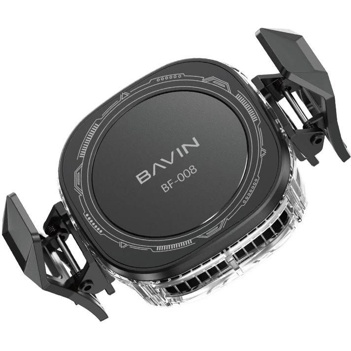 Игровой охладитель для смартфона BAVIN BF-008 -5°C RGB Type-C Gray (BF-008 GY) Дополнительные особенности до -5.2°C за 71 секунду, RGB подсветка с тремя цветами, 3 уровня замораживания, LED-дисплей, вход: Type-C, скорость: 6000 об/мин, Макс диагональ экрана 8.46