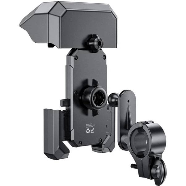 Велотримач HOCO H31 Wild Wolf bicycle motorcycle universal holder Black (6942007614450) Матеріал пластик