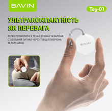 Смарт-трекер BAVIN для Apple Tag-01 White (1180540)
