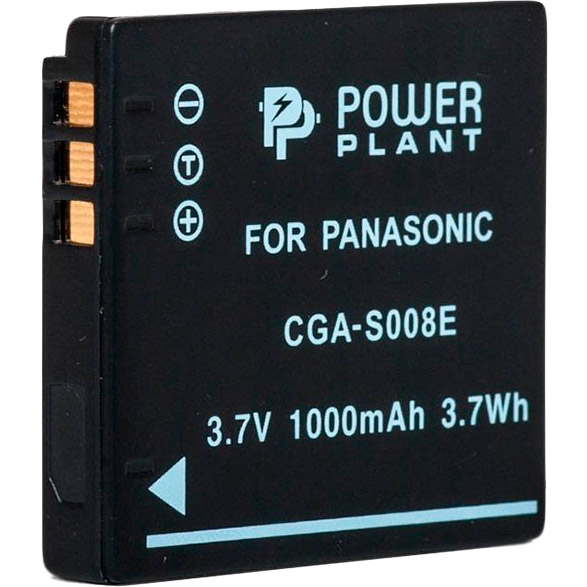 

Аккумулятор POWERPLANT для Panasonic CGA-S008/DB-70/DMW-BCE10 (DV00DV1216), Panasonic CGA-S008, DB-70, DMW-BCE10 1000mAh