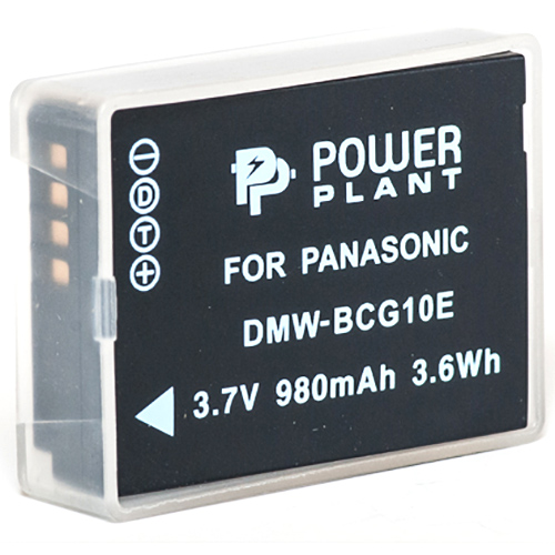 Аккумулятор POWERPLANT Panasonic DMW-BCG10 980mAh (DV00DV1253) Цена за одну кассету False