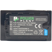 Акумулятор POWERPLANT Panasonic VW-VBD98 10400mAh (CB970100)