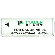 Акумулятор POWERPLANT Canon NB-9L 870mAh (DV00DV1282)