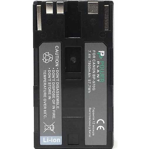 

Аккумулятор POWERPLANT Canon BP-970G 7800mAh (DV00DV1369), Canon BP-970G 7800mAh (DV00DV1369)