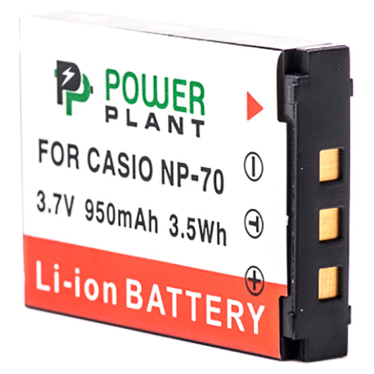 

Аккумулятор POWERPLANT Casio NP-70 950mAh (DV00DV1241), Casio NP-70 950mAh (DV00DV1241)