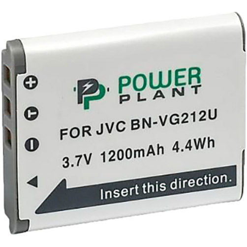 

Аккумулятор POWERPLANT для JVC BN-VG212U (DV00DV1392), JVC BN-VG212U 1200mAh (DV00DV1392)