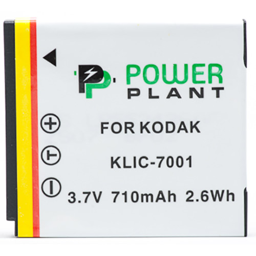 

Аккумулятор POWERPLANT Kodak KLIC-7001 710mAh (DV00DV1153), Kodak KLIC-7001 710mAh (DV00DV1153)
