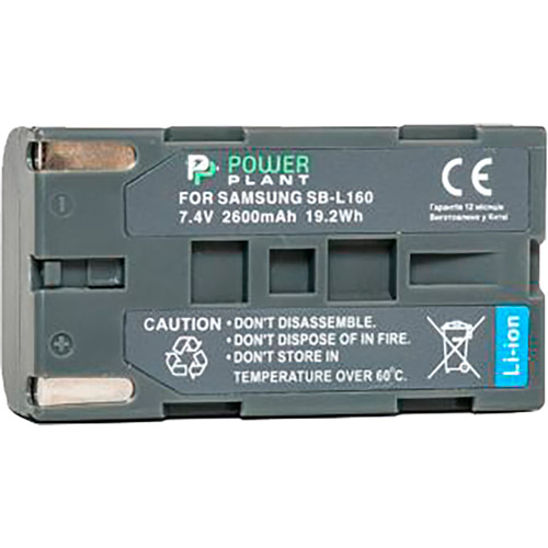 

Аккумулятор POWERPLANT Samsung SB-L160 2600mAh (DV00DV1277), Samsung SB-L160 2600mAh (DV00DV1277)