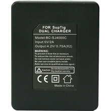 Зарядное устройство POWERPLANT Dual для SJCAM SJ4000 (DV00DV3408)