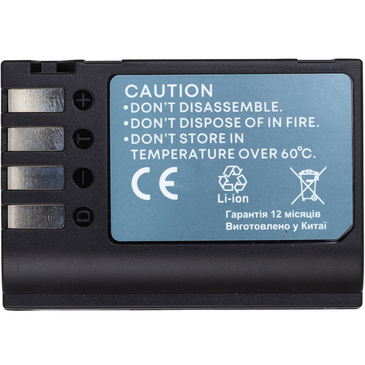 Аккумулятор POWERPLANT Panasonic DMW-BLK22 2250mAh (CB970469) Дополнительные особенности подходит для Panasonic LUMIX S5, GH5, G9 и GH5S