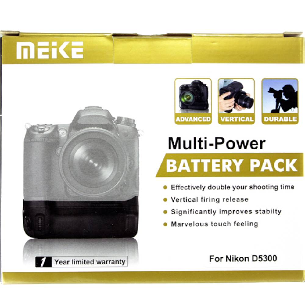 Замовити Батарейний блок MEIKE Nikon D5300 (DV00BG0050)