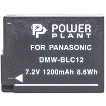 Аккумулятор POWERPLANT PowerPlant для Panasonic DMW-BLC12, DMW-GH2 DV00DV1297