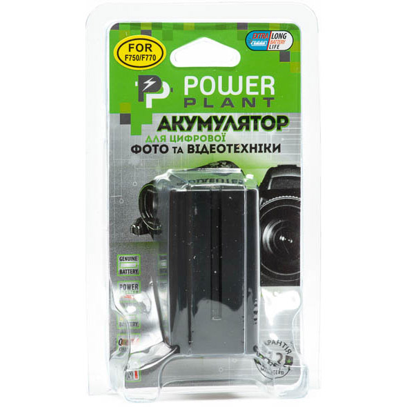 Акумулятор POWERPLANT для Sony NP-F750 (DV00DV1366) Тип акумулятора Li-Ion