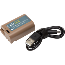 Аккумулятор POWERPLANT Panasonic TDMW-BLK22 2400mAh + кабель Type-C (CB971299)