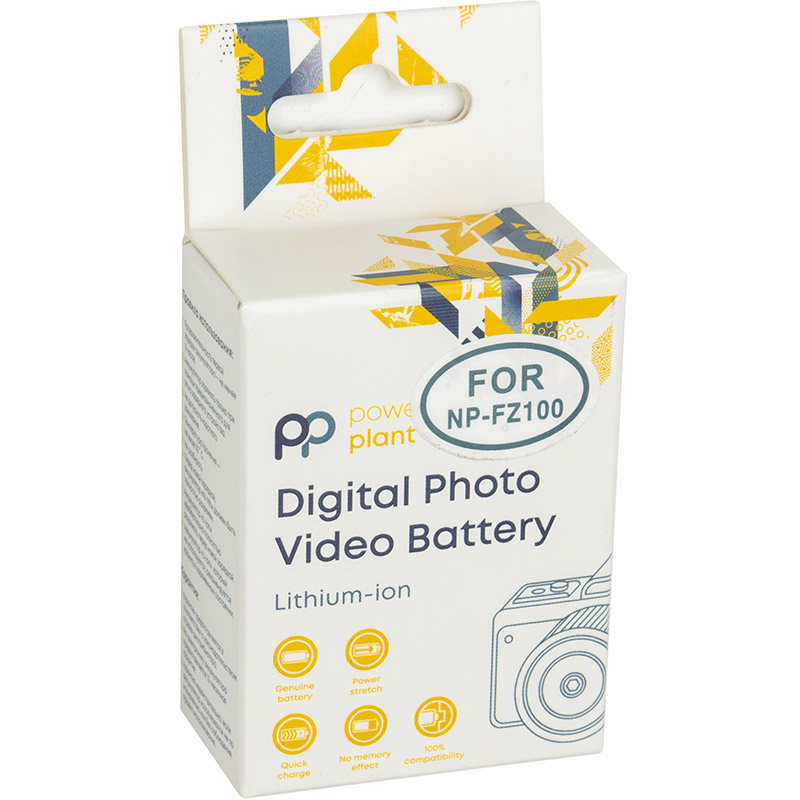 Акумулятор POWERPLANT Sony NP-FZ100M 2280mAh (CB970544) Ємність 2280