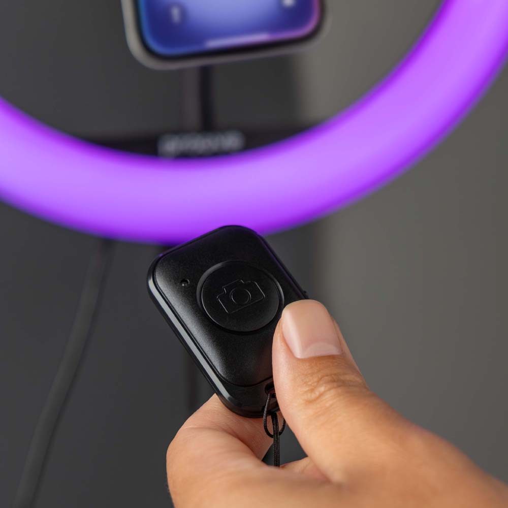 Фото Кольцевая LED лампа PROOVE RGB Halo 10 + штатив (59953white)