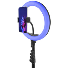 Кольцевая LED лампа PROOVE RGB Halo 10 + штатив (59953white)