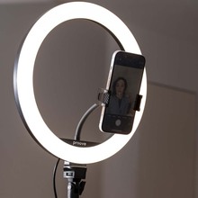 Кольцевая LED лампа PROOVE RGB Halo 10 + штатив (59953white)