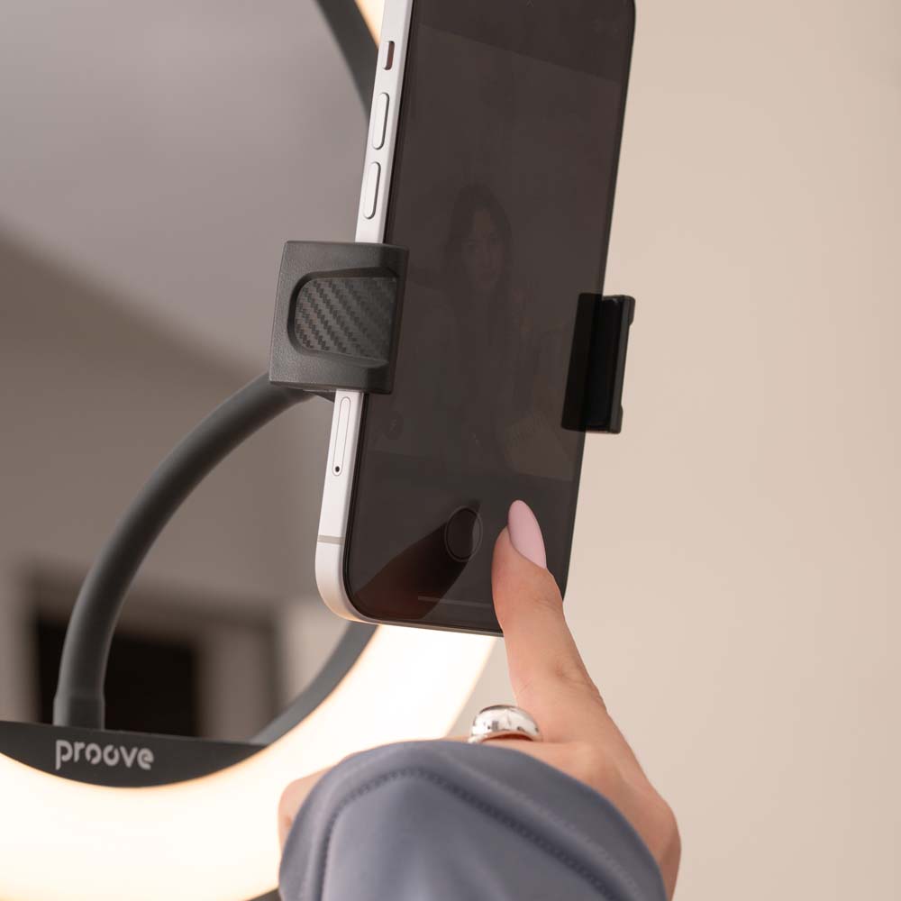 Заказать Кольцевая LED лампа PROOVE RGB Halo 10 + штатив (59953white)