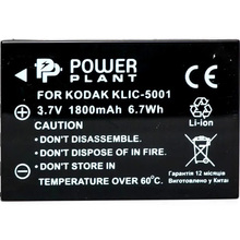 Акумулятор PowerPlant для Kodak KLIC-5001 DB-L50 (DV00DV1151)