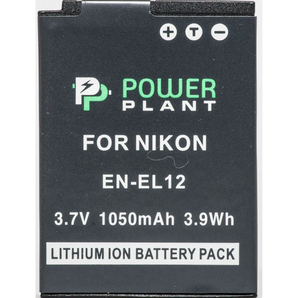 Акумулятор PowerPlant для Nikon EN-EL12 (DV00DV1242) Ємність 1050