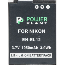 Акумулятор PowerPlant для Nikon EN-EL12 (DV00DV1242)