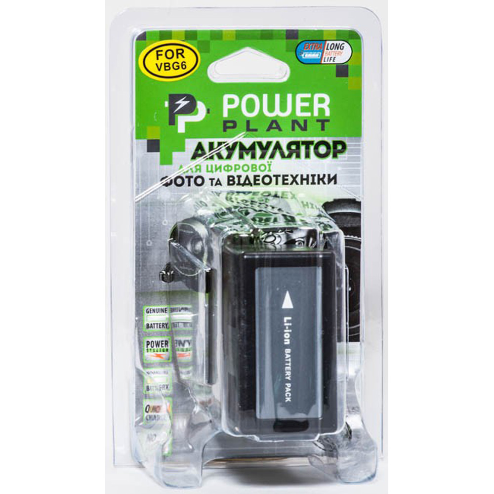 Акумулятор PowerPlant для Panasonic VW-VBG6 (DV00DV1279) Ємність 6600