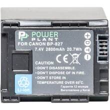 Аккумулятор PowerPlant для Canon BP-827 (DV00DV1262)