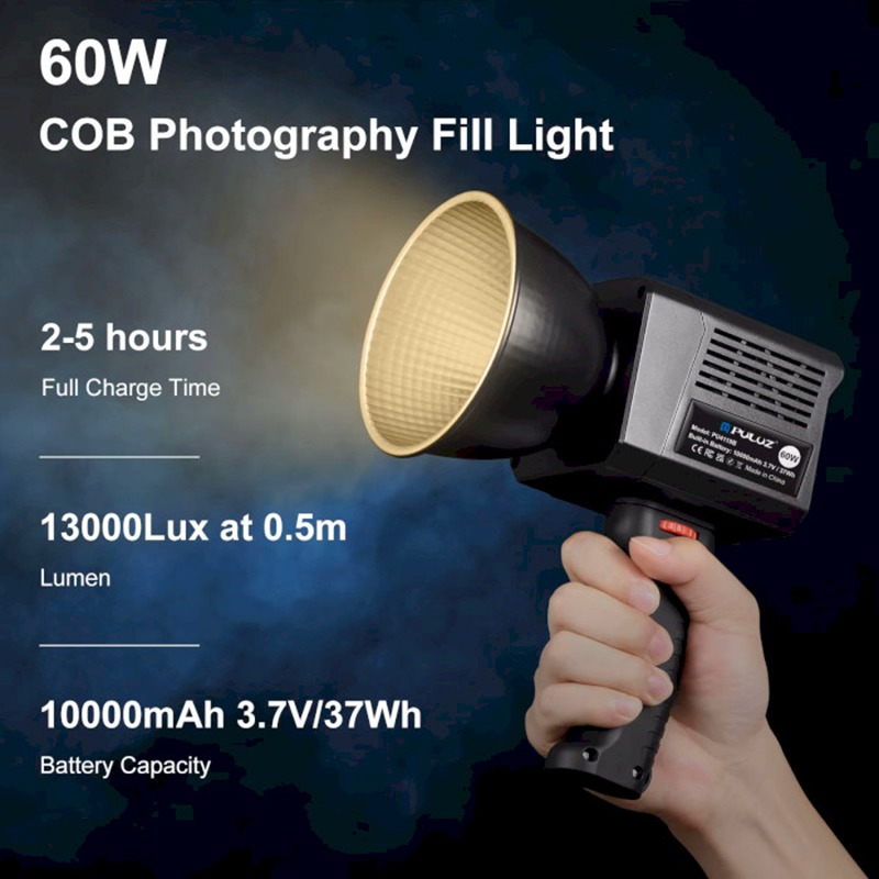Студійний відеосвітло PULUZ PU4119B (PU4119B) Потужність 60
