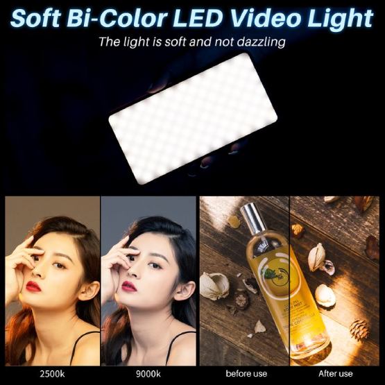 В Україні Відеосвітло ULANZI VIJIM VL200 Bi-color Led Light 8W Black (2481)