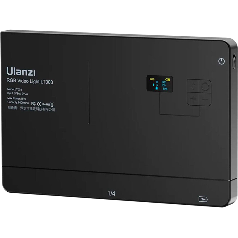 Студійне світло ULANZI VIJIM LT003 15W (UV-3099 LT003) Тип роз'єму USB Type-C