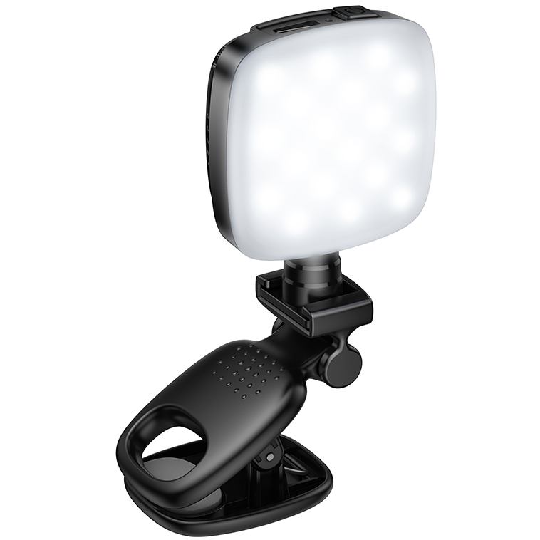 Накамерне світло HOCO K28 Black (6942007655880) Матеріал пластик