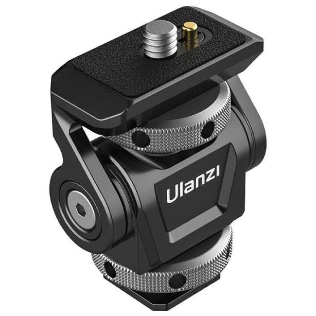 Адаптер-кронштейн ULANZI VIJIM U150 Black (2407) Додаткові характеристики тип голівки: кульова; максимальне навантаження: 3 кг