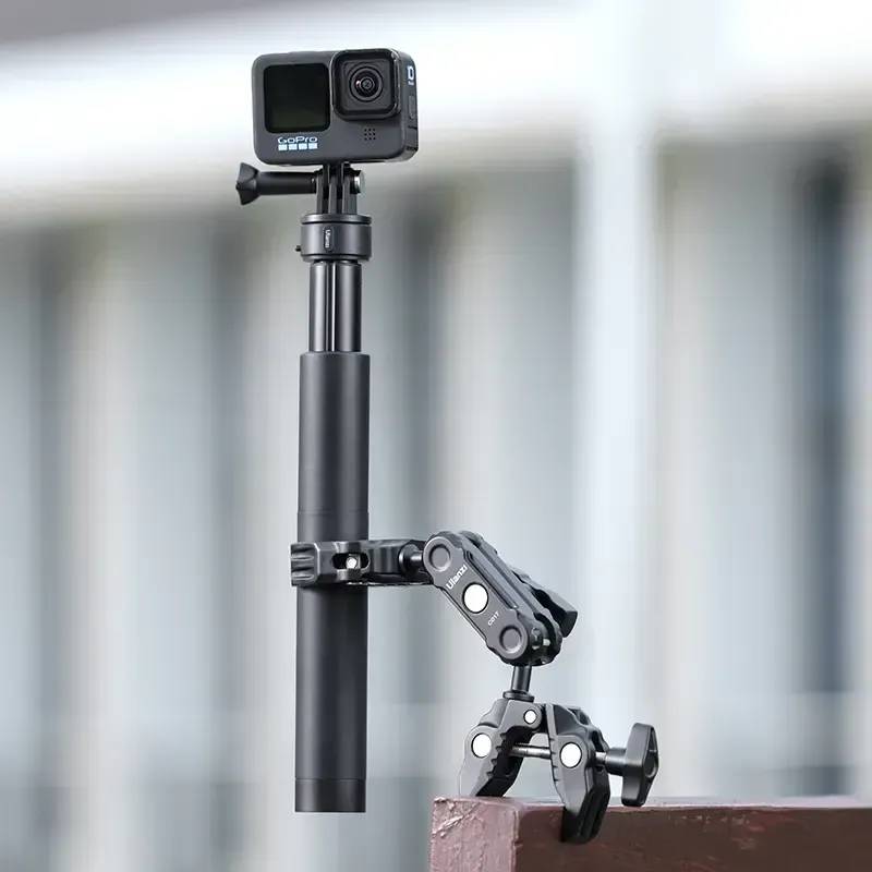 В интернет магазине Крепление ULANZI VIJIM CO17 Super Clamp With Dual Ballhead Magic Arm Black (C046GBB1)