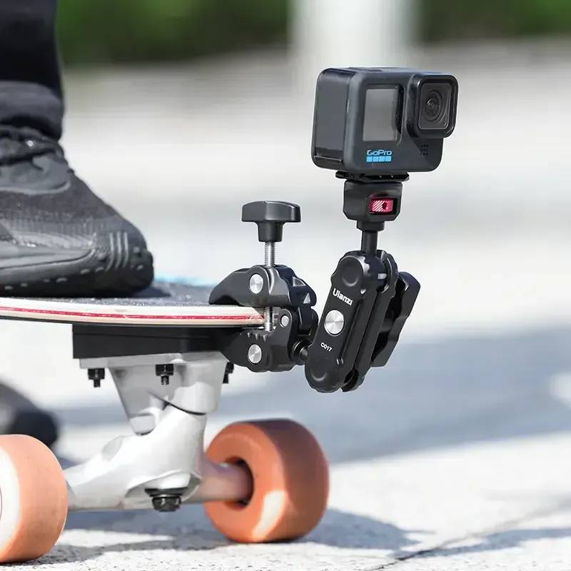 Изображение Крепление ULANZI VIJIM CO17 Super Clamp With Dual Ballhead Magic Arm Black (C046GBB1)