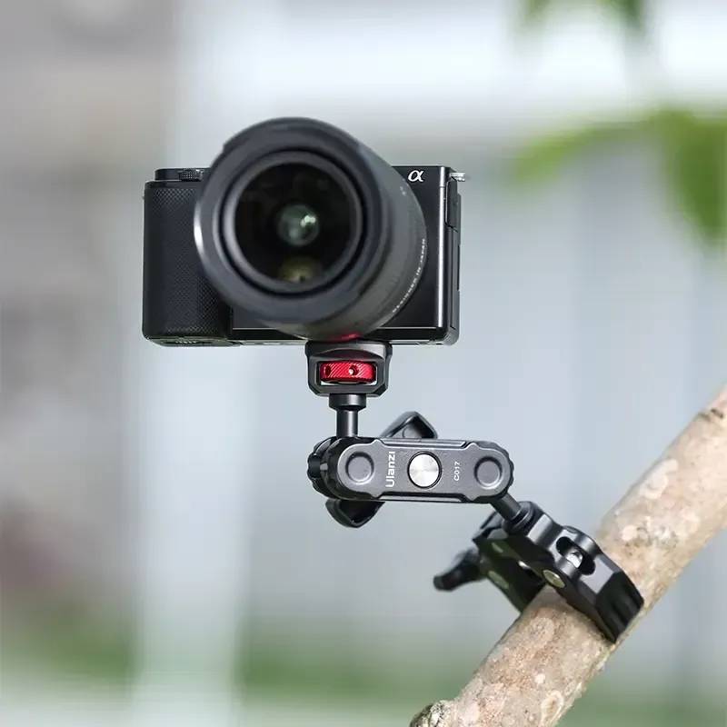 Заказать Крепление ULANZI VIJIM CO17 Super Clamp With Dual Ballhead Magic Arm Black (C046GBB1)