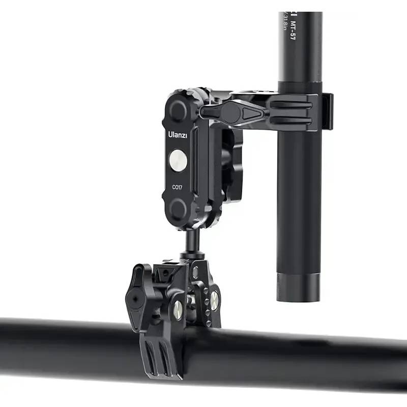 Крепление ULANZI VIJIM CO17 Super Clamp With Dual Ballhead Magic Arm Black (C046GBB1) Цвет черный