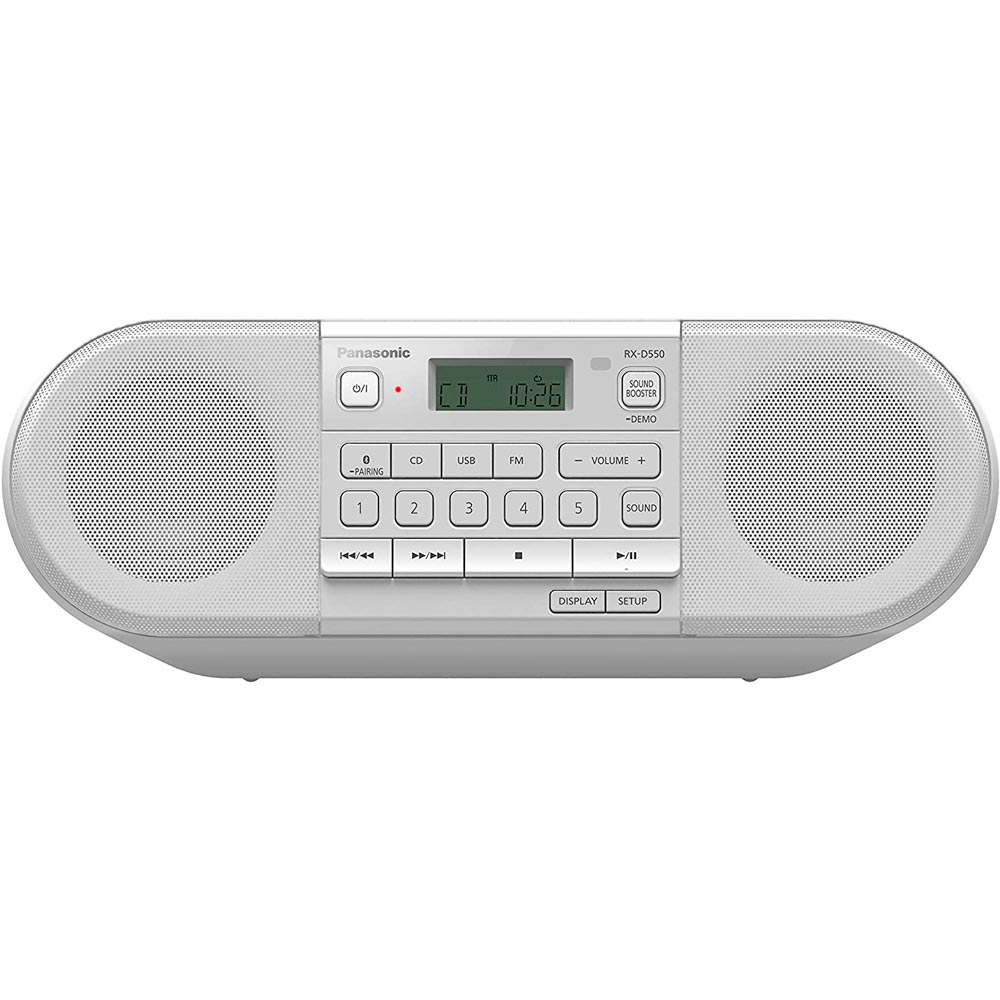 Магнитола PANASONIC RX-D550GS-W White Тип магнитолы CD магнитола с MP3