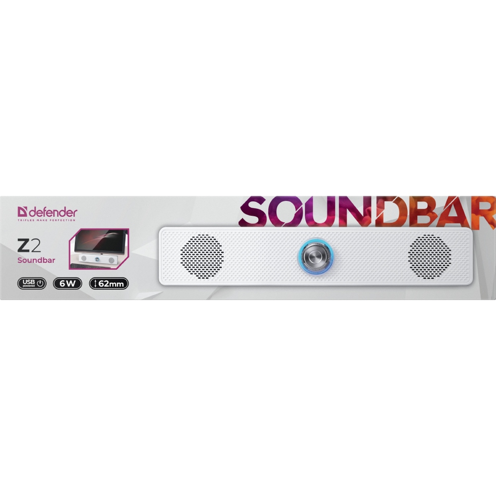 Фото Саундбар DEFENDER Z2 White (65192)