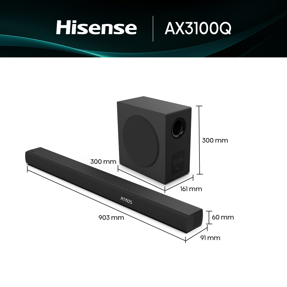 Фото Саундбар HISENSE AX3100Q