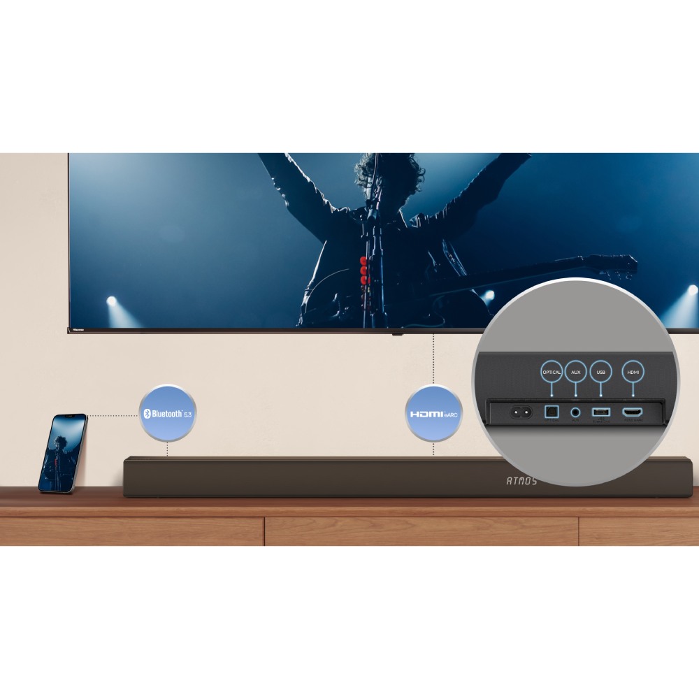 В Фокстрот Саундбар HISENSE AX3100Q