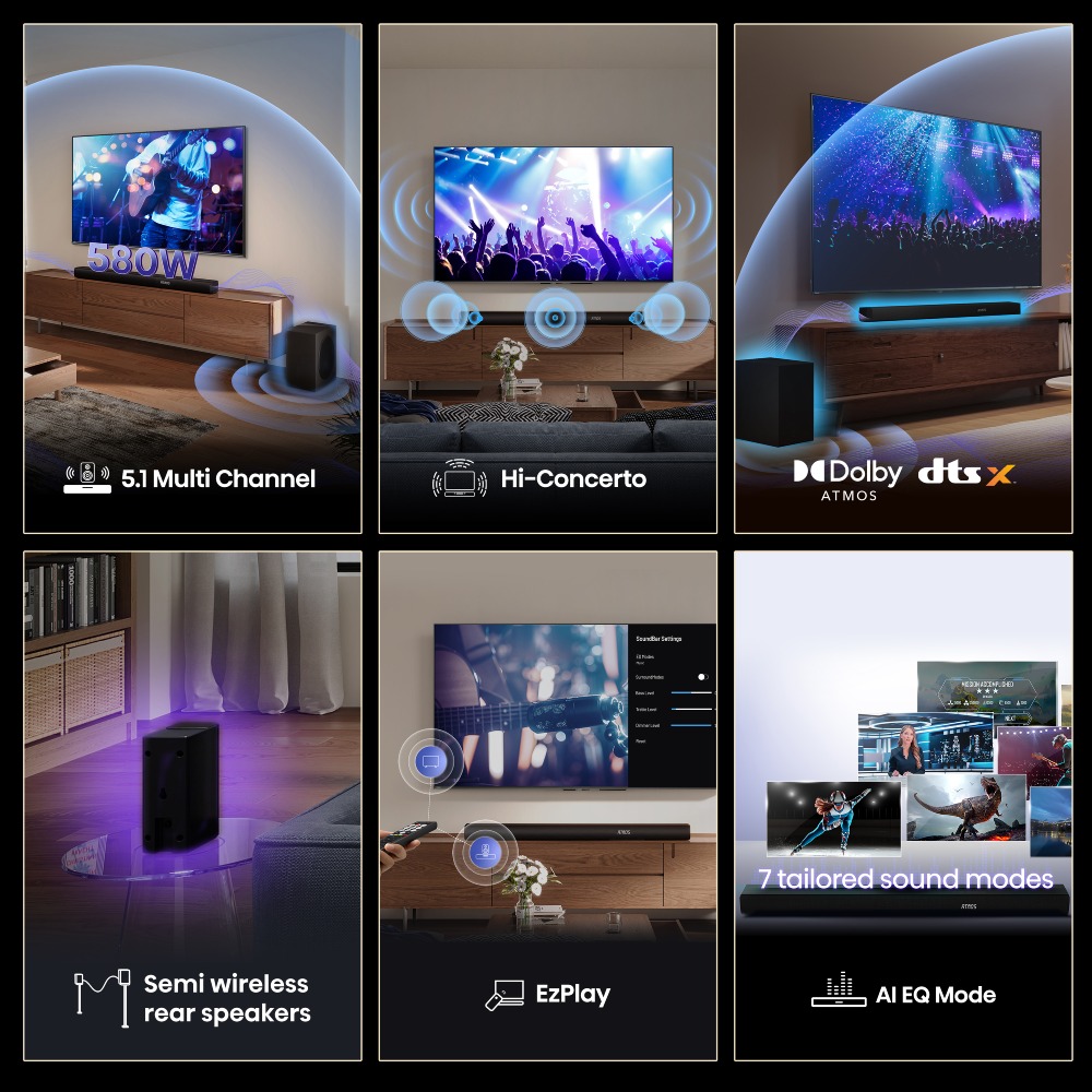 Фото 25 Саундбар HISENSE AX5100Q