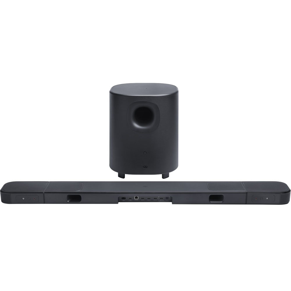 Саундбар JBL Bar 1000MK2 Black (JBLBAR1000M2BLKEP) Дополнительно Dolby Atmos; DTS:X; MultiBeam 3.0; PureVoice 2.0; SmartDetails; AirPlay; Google Cast; Spotify Connect; Tidal Connect; Roon Ready; Bluetooth 5.3; Wi-Fi 802.11 a/b/g/n/ac/ax; HDR10+; Dolby Vision; приложение JBL ONE